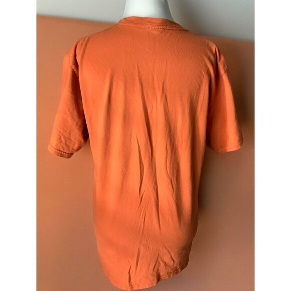 Vintage Friends Don’t Growl At Friends Orange Dog Graphic Short Sleeve Tee M - Picture 3 of 8